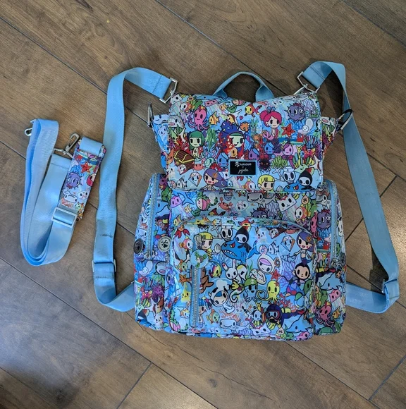 tokidoki x JuJuBe Sea Amo 2.0 Diaper Bag Backpack - Picture 1 of 5